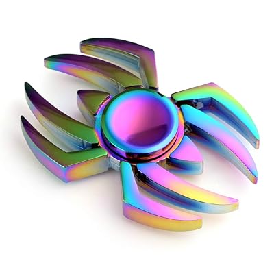 Rainbow Spider Metal Fidget Spinner
