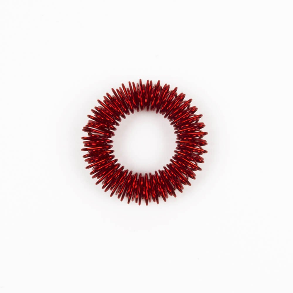 Spiky Sensory Jewellery red
