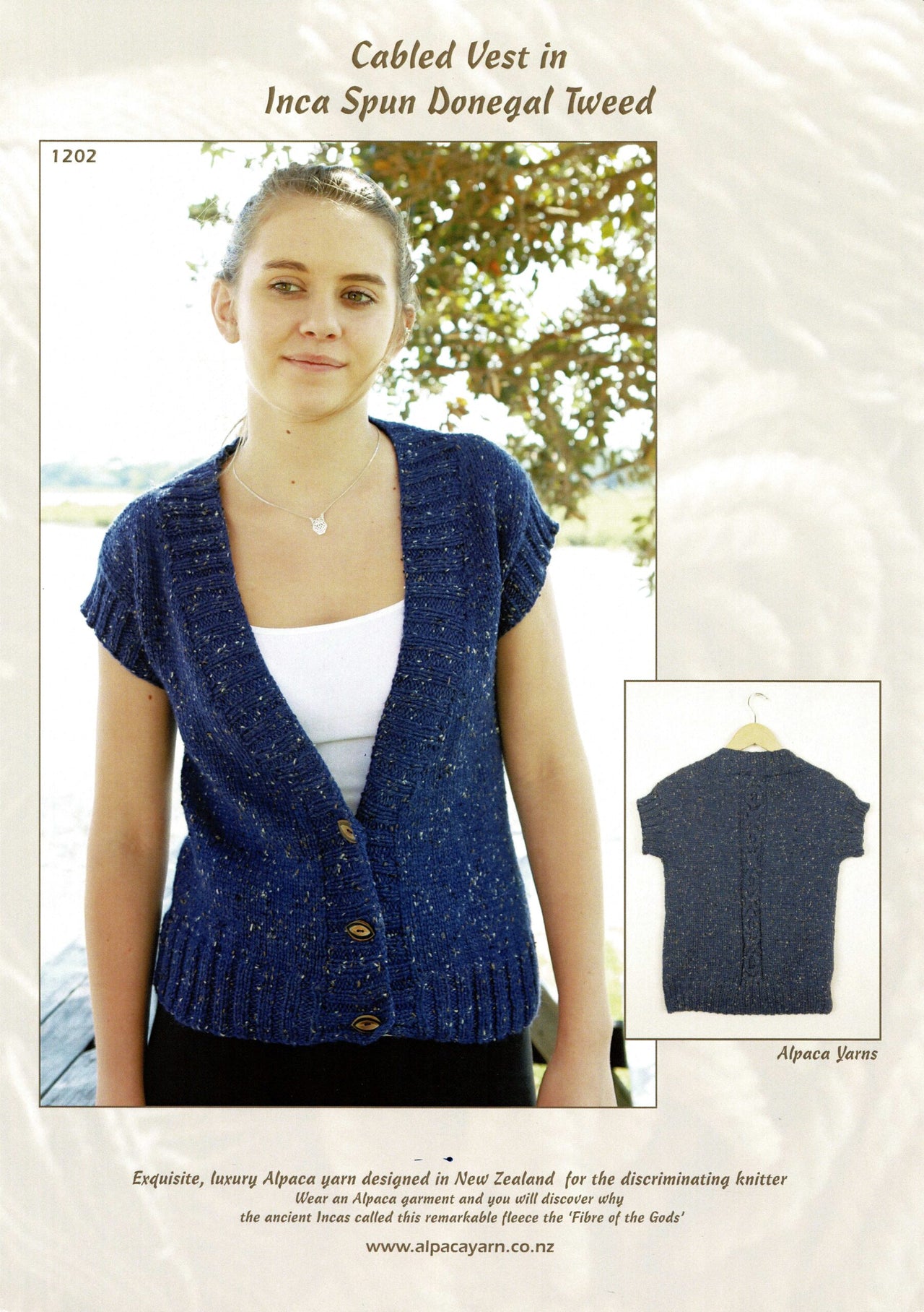 Leaflet 1202 - Alpaca Yarns 10 Ply