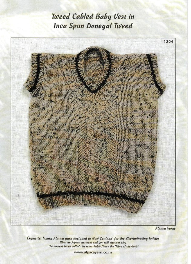 Leaflet 1204 - Alpaca Yarns 10 Ply