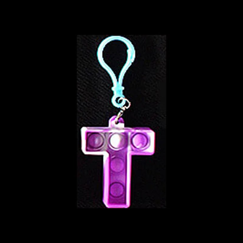 Alphabet Keyring-T - Mooroolbark Wool