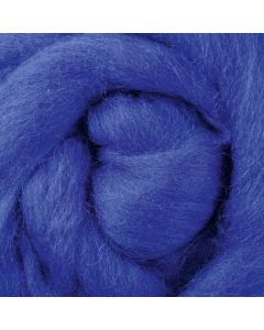 Ashford Corriedale Fibre Pack - 100gm Bag - Blue - 021 - Mooroolbark Wool