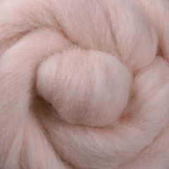 Ashford Corriedale Fibre Pack - 100gm Bag - Blush - 029 - Mooroolbark Wool