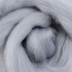 Ashford Corriedale Fibre Pack - 100gm Bag - Fog - 058 - Mooroolbark Wool