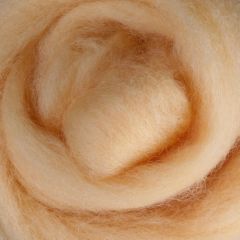 Ashford Corriedale Fibre Pack - 100gm Bag - Honey - 035 - Mooroolbark Wool
