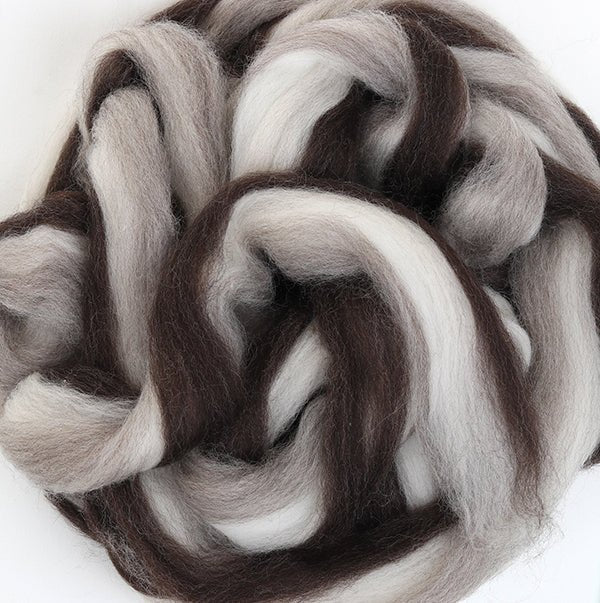 Ashford Corriedale Fibre Pack - 100gm Bag - Kiwi Fruit - 001 - Mooroolbark Wool