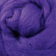 Ashford Corriedale Fibre Pack - 100gm Bag - Purple - 025 - Mooroolbark Wool