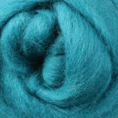 Ashford Corriedale Fibre Pack - 100gm Bag - Spearmint - 007 - Mooroolbark Wool