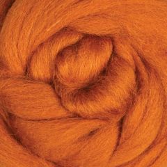 Ashford Corriedale Fibre Pack - 100gm Bag - Toffee - 037 - Mooroolbark Wool