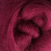 Ashford Corriedale Fibre 100g Pack - 047 Dyed  Sliver Raspberry - DSRB100