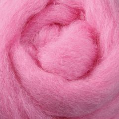 Ashford Corriedale Fibre 100g Pack - 040 Dyed  Sliver Candy floss - DSCF100