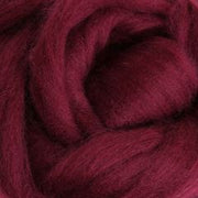 Ashford Corriedale Fibre 100g Pack - 039 Dyed  Sliver Aubergine - DSAU100
