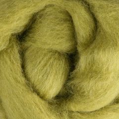 Ashford Corriedale Fibre 100g Pack - 019 Dyed  Sliver Bean Sprout - DSBS100