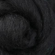 Ashford Corriedale Fibre 100g Pack - 014 Dyed  Sliver Liquorice - DSL100