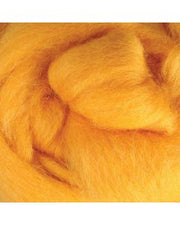 Ashford Corriedale Fibre 100g Pack - 003 Dyed  Sliver Cheese Cake - DSC100