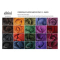 Ashford Corriedale Sliver Sample Pack - Darks 3 - FSP3 - Mooroolbark Wool