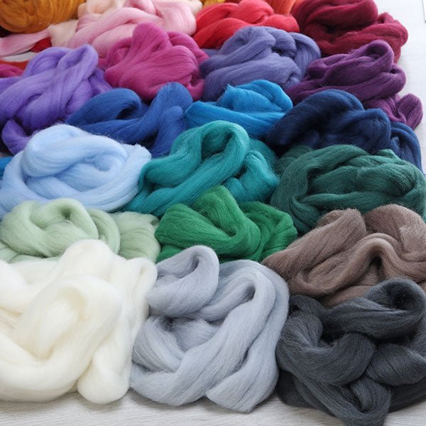 Ashford Corriedale Sliver Theme Pack - 100gm Bag - Autumn - CSPAU - Mooroolbark Wool