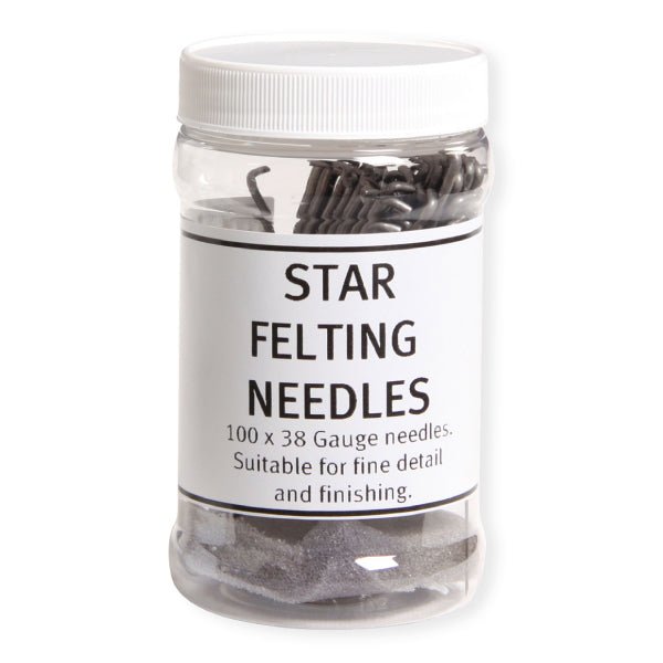 Ashford Felting Needles - Star - FNSTAR100 - Mooroolbark Wool
