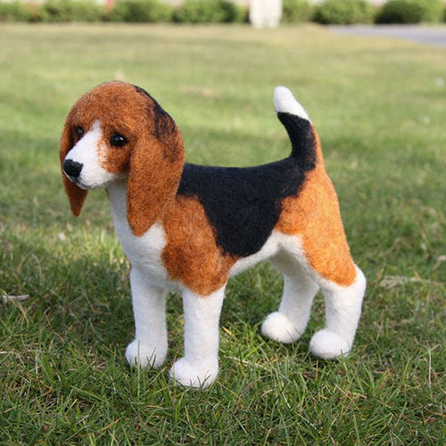 Ashford Needle Felting Kits - Beagle NFKB - Mooroolbark Wool