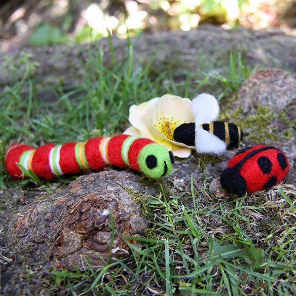 Ashford Needle Felting Kits - Bugs NFKBU - Mooroolbark Wool