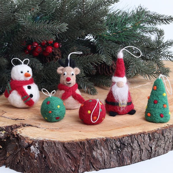Ashford Needle Felting Kits - Christmas Special NFKCS - Mooroolbark Wool