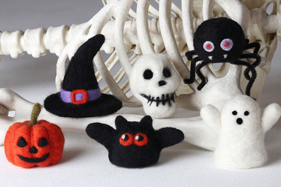 Ashford Needle Felting Kits - Halloween NFKH - Mooroolbark Wool