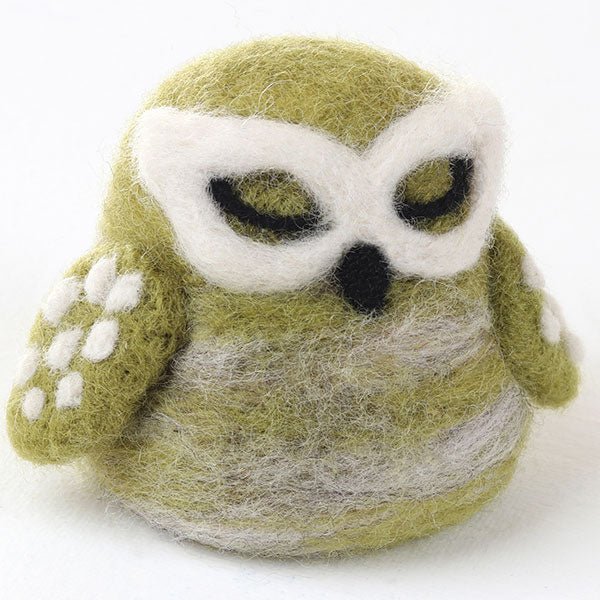 Ashford Needle Felting Kits - Owl NFKO - Mooroolbark Wool