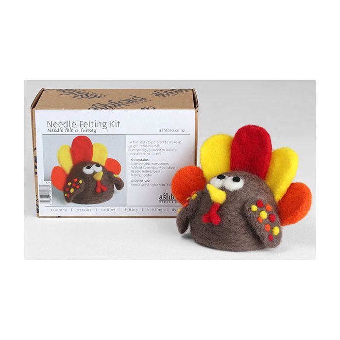 Ashford Needle Felting Kits - Turkey NFKTK - Mooroolbark Wool