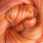 Ashford Silk Merino Fibre Packs & Scarf Kits 100 Saffron