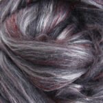 Ashford Silk Merino Fibre Packs & Scarf Kits-  Poppy Seed 105 - SMSK105 - Mooroolbark Wool