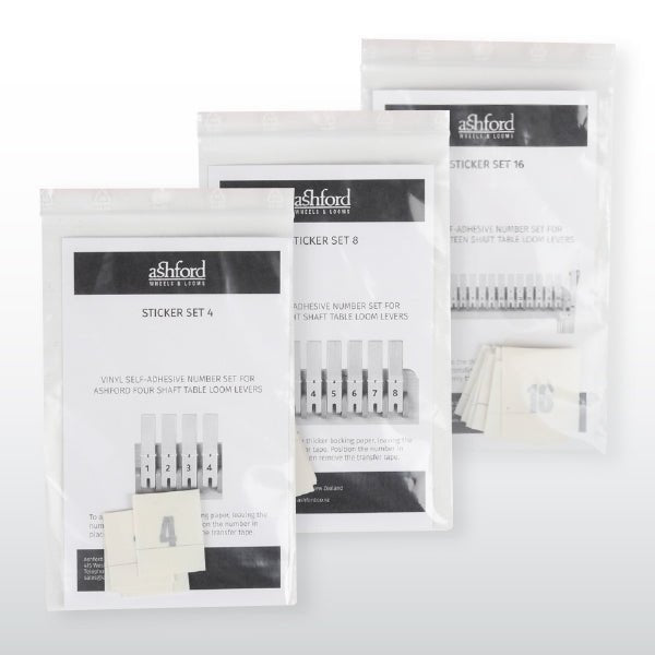 Ashford Table Loom Lever Stickers - Sticker - SS4 - Mooroolbark Wool