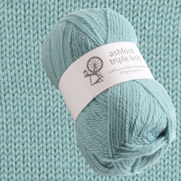Ashford Triple Knit 100% pure wool - Duck Egg - 808 - Mooroolbark Wool