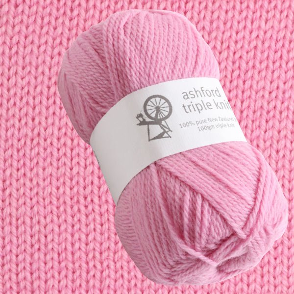 Ashford Triple Knit 100% pure wool - Flamingo - 802 - Mooroolbark Wool