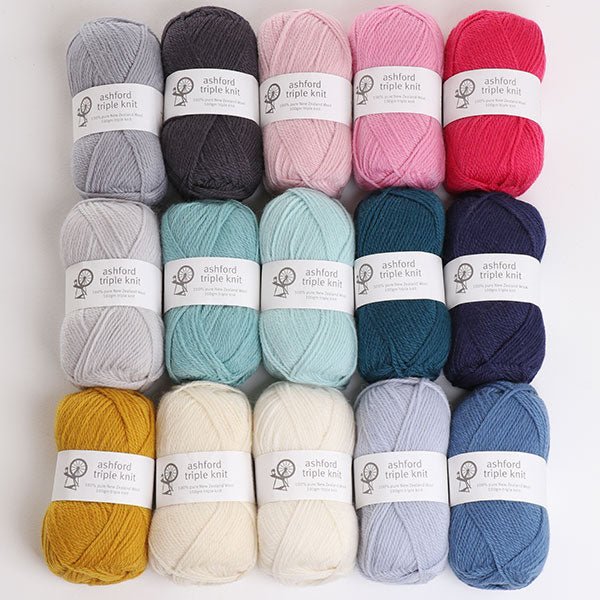 Ashford Triple Knit 100% pure wool - Fuchsia - 801 - Mooroolbark Wool