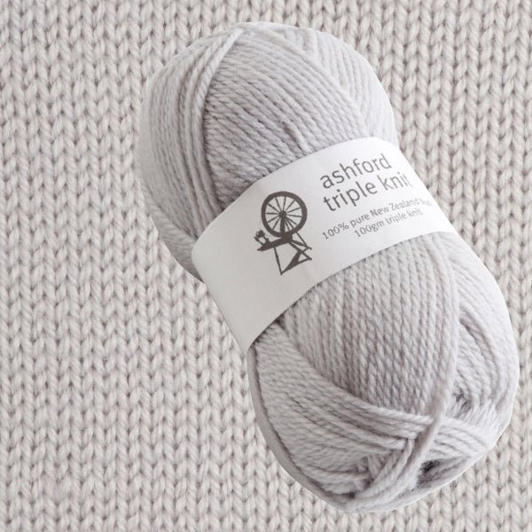 Ashford Triple Knit 100% pure wool - Mist - 806 - Mooroolbark Wool