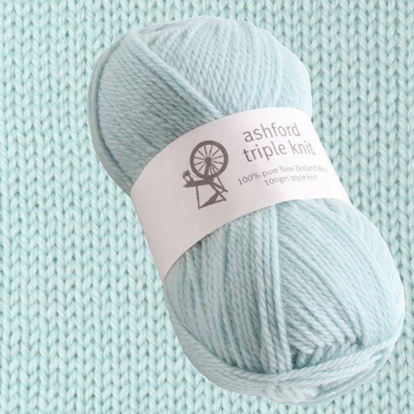 Ashford Triple Knit 100% pure wool - Pastel Mint - 809 - Mooroolbark Wool