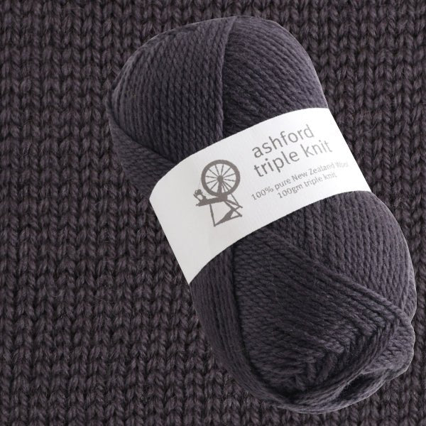 Ashford Triple Knit 100% pure wool - Shadow - 804 - Mooroolbark Wool