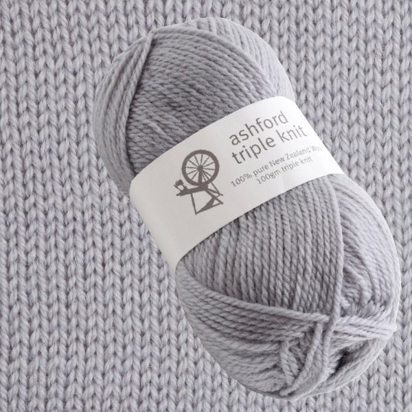 Ashford Triple Knit 100% pure wool - Steel Grey - 805 - Mooroolbark Wool