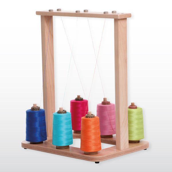 Ashford Yarn Stand 6 Spools Lacquered - YS6 - Mooroolbark Wool
