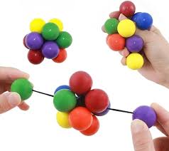 Atomic Plastic Ball Fidget - assorted