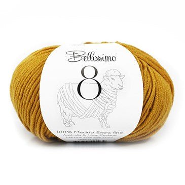 Bellissimo Extra Fine Merino 8 Ply 200 - Black - Mooroolbark Wool