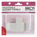 Birch Adjustable Leather Thimble - 020054 - Mooroolbark Wool