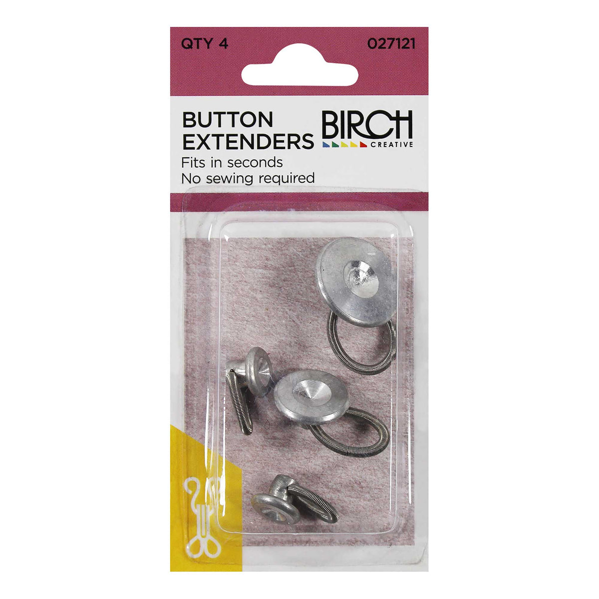 Birch Button Extenders 027121 - Mooroolbark Wool