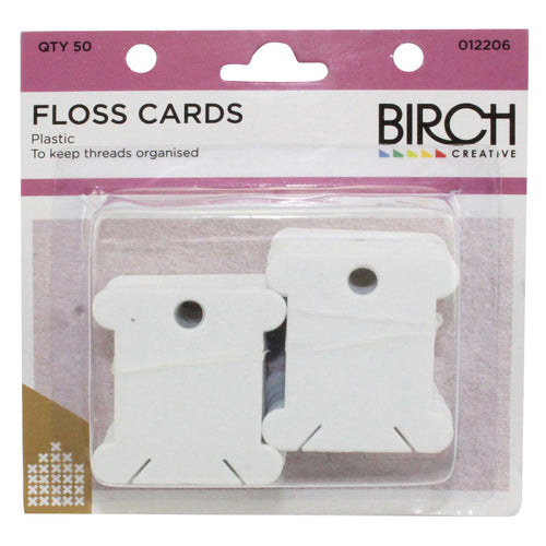 Birch Cardboard Floss Cards 012854 - Mooroolbark Wool