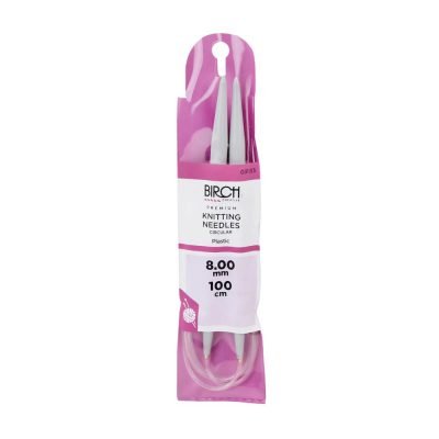 Birch Circular Knitting Needles  100 cm - 2.75mm - Mooroolbark Wool