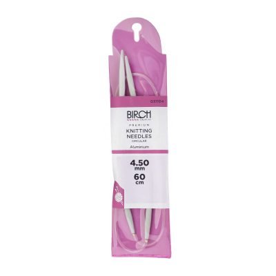Birch Circular Knitting Needles 60 cm - 7.50 mm - Mooroolbark Wool
