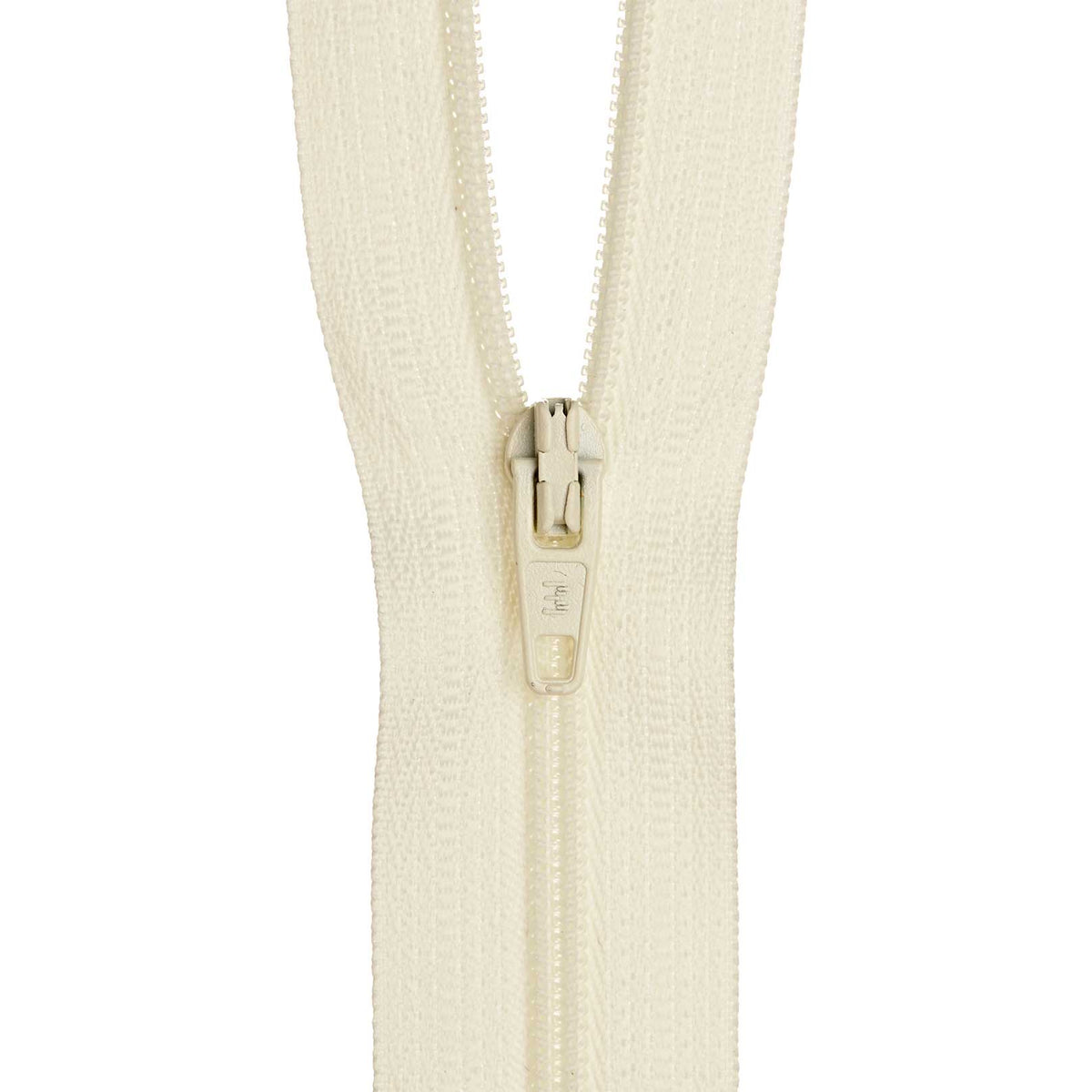 Birch Dress Zip 30cm Cream 102 - Mooroolbark Wool