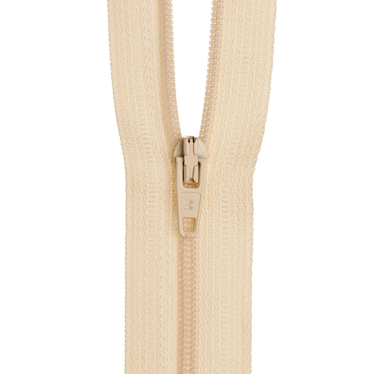Birch Dress Zip 30cm Natural 297 - Mooroolbark Wool