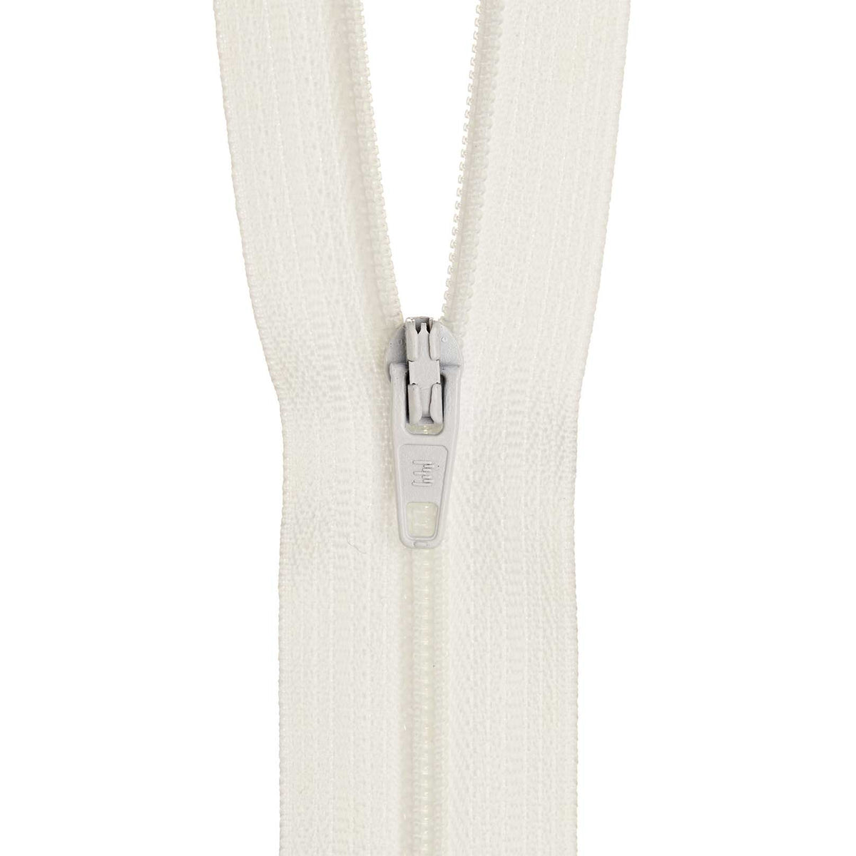 Birch Dress Zip - 30cm - White 101 - Mooroolbark Wool
