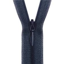 Birch Invisible Zip - 18cm Dark Blue 318 - Mooroolbark Wool